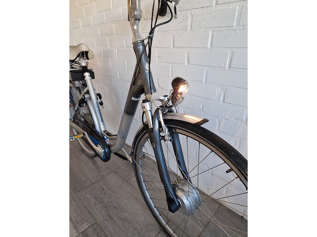 Elektrische fiets, union , switch, grijs / chroom - afbeelding 4 van  7