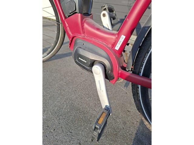 Elektrische fiets, victoria, rood - afbeelding 2 van  15