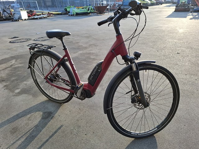 Elektrische fiets, victoria, rood - afbeelding 8 van  15