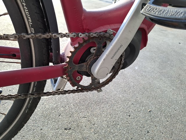 Elektrische fiets, victoria, rood - afbeelding 11 van  15