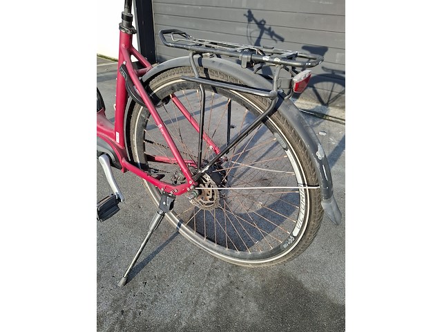 Elektrische fiets, victoria, rood - afbeelding 13 van  15