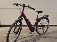 Elektrische fiets, victoria, rood