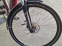 Elektrische fiets, victoria, rood - afbeelding 4 van  16