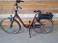 Elektrische fiets, victoria , rood
