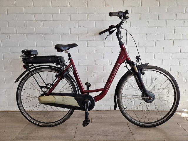 Elektrische fiets, victoria , rood - afbeelding 2 van  6
