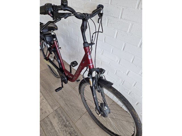 Elektrische fiets, victoria , rood - afbeelding 3 van  6