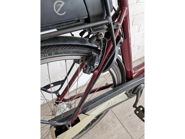 Elektrische fiets, victoria , rood - afbeelding 4 van  6