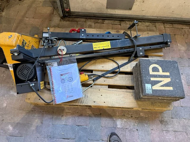 Elektrische fietstakel, superspark bicycle tools, 910ef-b, zwart/grijs, fietshefsysteem | met bediening en handleiding - afbeelding 1 van  4