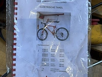 Elektrische fietstakel, superspark bicycle tools, 910ef-b, zwart/grijs, fietshefsysteem | met bediening en handleiding - afbeelding 3 van  4