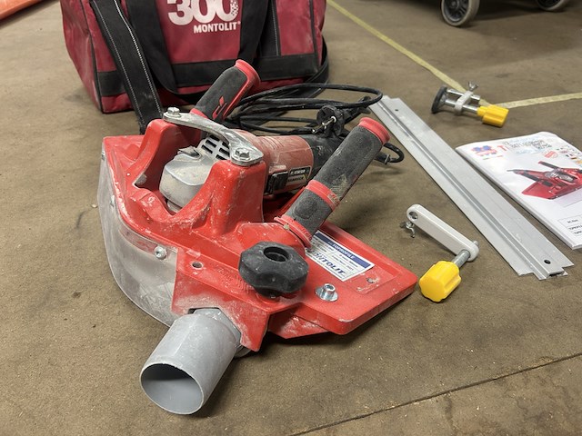 Elektrische frees/afschuiningsmachine montolit - afbeelding 2 van  7