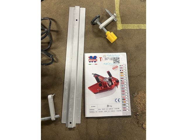 Elektrische frees/afschuiningsmachine montolit - afbeelding 5 van  7