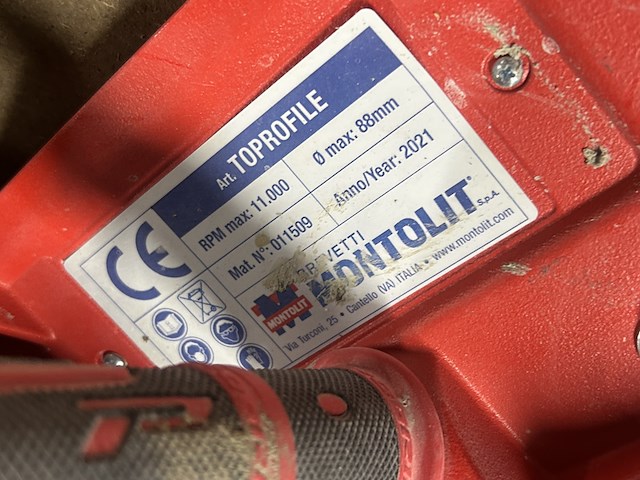 Elektrische frees/afschuiningsmachine montolit - afbeelding 7 van  7