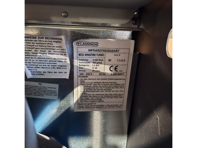 Elektrische gaskachel, laminox, 2021 - afbeelding 8 van  9