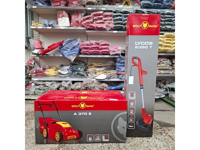 Elektrische grasmaaier en strimmer wolf garten - afbeelding 1 van  6