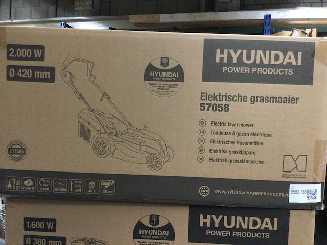 Elektrische grasmaaier, hyundai, 57058 - afbeelding 2 van  3