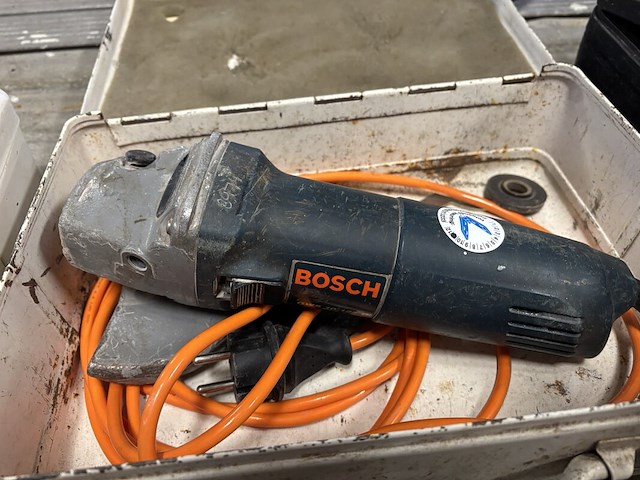 Elektrische haakse slijper, bosch, gws 10-125 c - afbeelding 1 van  4