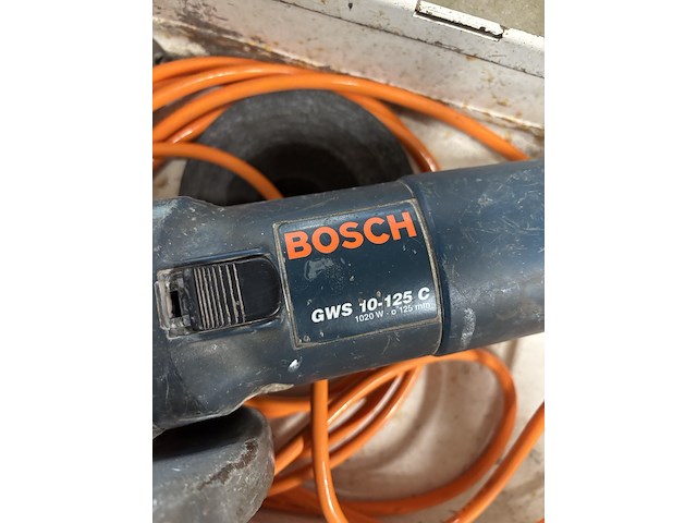 Elektrische haakse slijper, bosch, gws 10-125 c - afbeelding 3 van  4