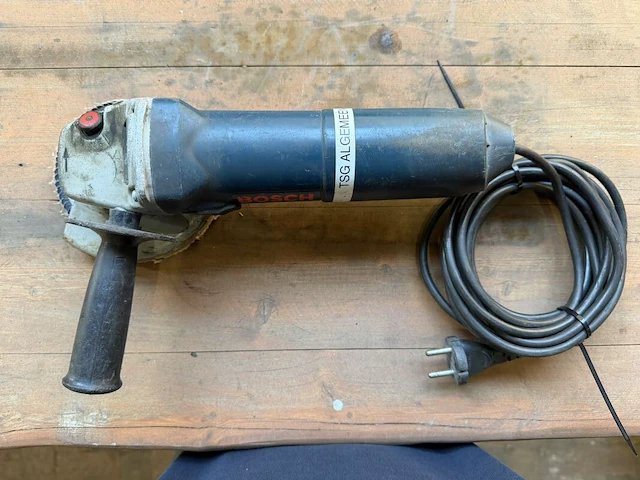 Elektrische haakse slijper, bosch professional, gws 10-125, donkerblauw/zwart, m14 | met lamellenschijf - afbeelding 5 van  5