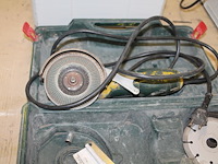 Elektrische haakse slijper metabo w7-115quick met diverse slijpschijven. - afbeelding 2 van  2