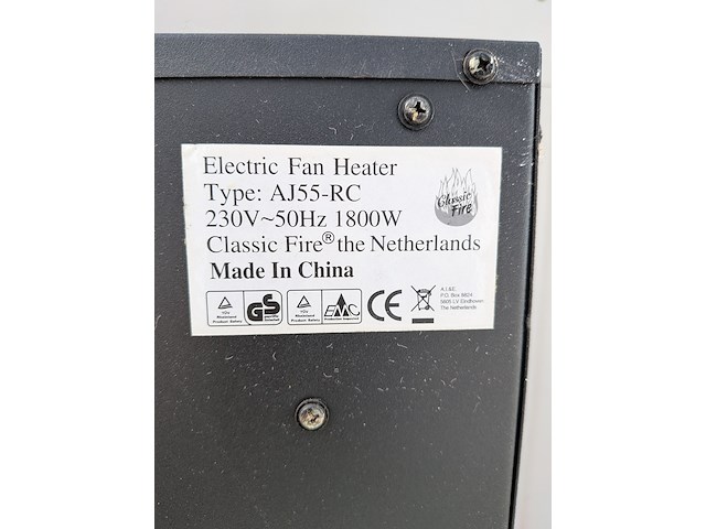 Elektrische haard met schouw - afbeelding 7 van  10