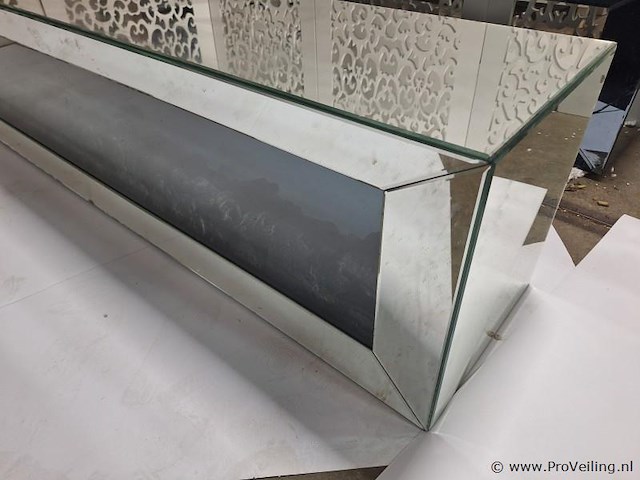 Elektrische haardconsole - ca. 200x40x46 cm - afbeelding 2 van  6