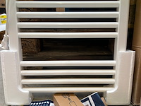 Elektrische handdoekradiator 750w, masterwatt, 300100750 calor 750w straight white - afbeelding 2 van  6