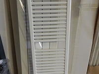 Elektrische handdoekradiator, drl, claudia, wit, 1411x400