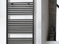 Elektrische handdoekradiator instamat, robina, zwart