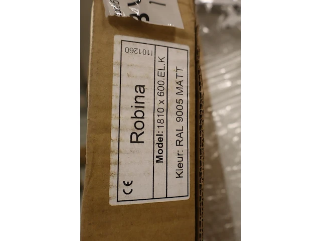 Elektrische handdoekradiator instamat, robina, zwart - afbeelding 2 van  4