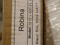 Elektrische handdoekradiator instamat, robina, zwart - afbeelding 2 van  4