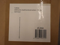 Elektrische handdoekradiator wiesbaden, callista 41.3502, zwart - afbeelding 2 van  5