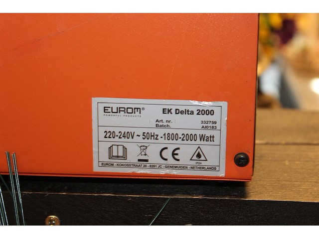 Elektrische heater eurom max. 2000 watt. - afbeelding 3 van  3