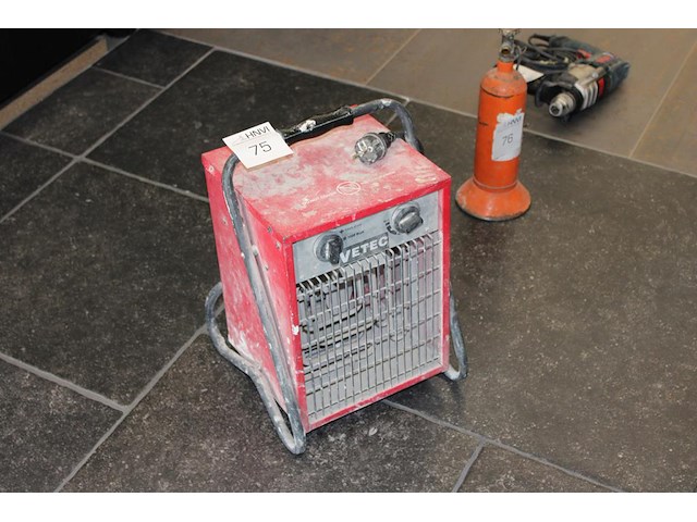 Elektrische heater vetec 3kw. - afbeelding 1 van  2