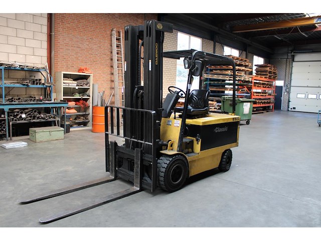 Elektrische heftruck daewoo classic b30s-2. hefvermogen 3 ton. hefhoogte 556 cm. draaiuren 10.825 uur. bouw... - afbeelding 2 van  7