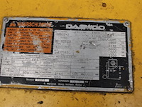 Elektrische heftruck daewoo classic b30s-2. hefvermogen 3 ton. hefhoogte 556 cm. draaiuren 10.825 uur. bouw... - afbeelding 5 van  7