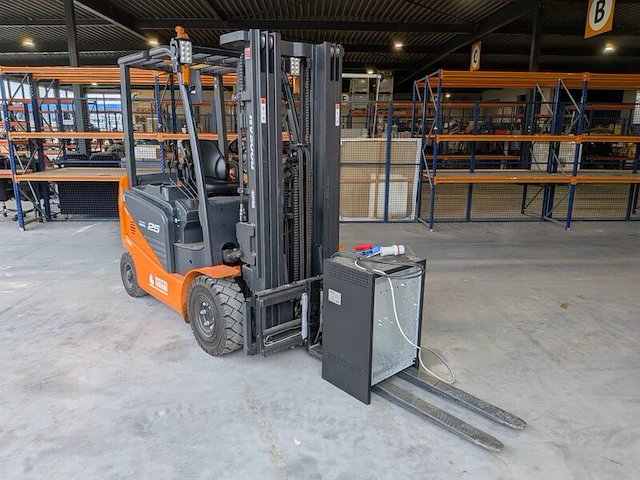 Elektrische heftruck, doosan, b25ns, 2018, (incl. acculader) - afbeelding 24 van  27