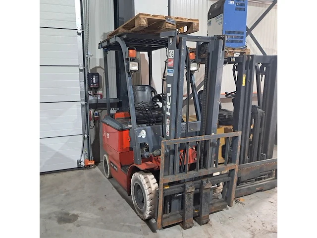 Elektrische heftruck, heli, cpd15cj2, 2013, incl. acculader - afbeelding 1 van  23