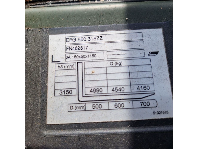 Elektrische heftruck, jungheinrich, efg 550, 2013 - afbeelding 7 van  33