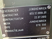 Elektrische heftruck, jungheinrich, efg 550, 2013 - afbeelding 8 van  33