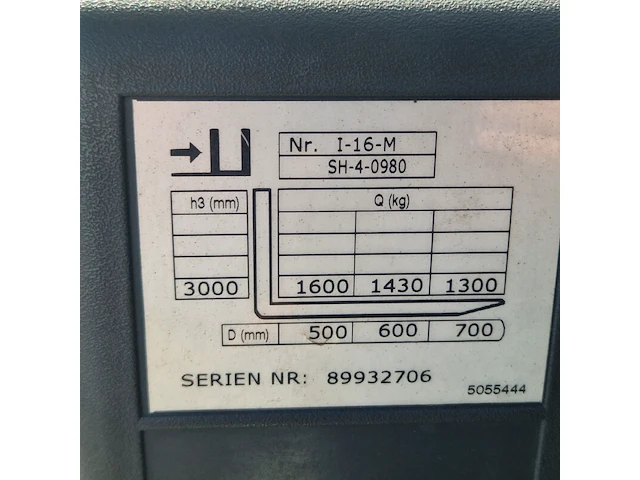 Elektrische heftruck, jungheinrich, efg-df16, 2003 - afbeelding 6 van  33