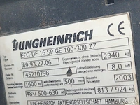 Elektrische heftruck, jungheinrich, efg-df16, 2003 - afbeelding 11 van  33