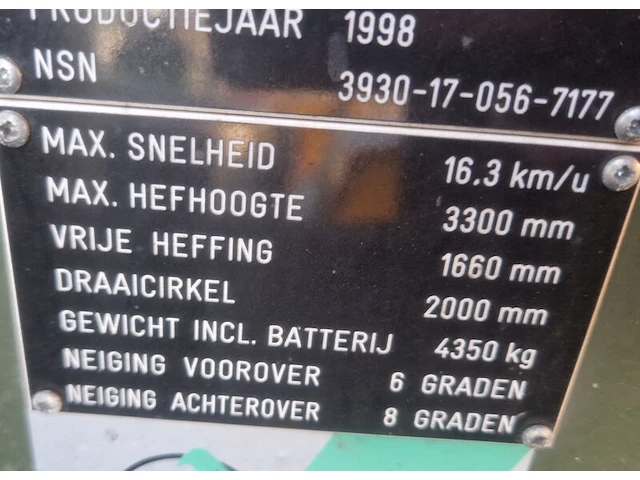 Elektrische heftruck, jungheinrich, efgv-25, 1998 - afbeelding 17 van  34