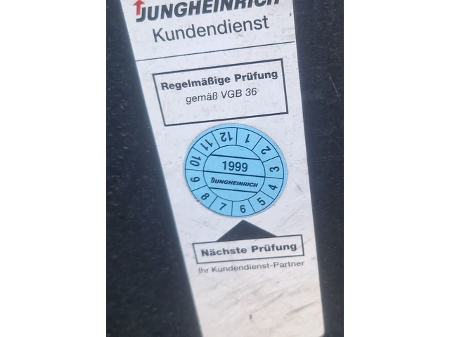 Elektrische heftruck, jungheinrich, efgv-25, 1998 - afbeelding 26 van  34