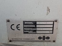 Elektrische heftruck, komatsu, fb15-5, grijs/blauw, 1993 - afbeelding 28 van  37
