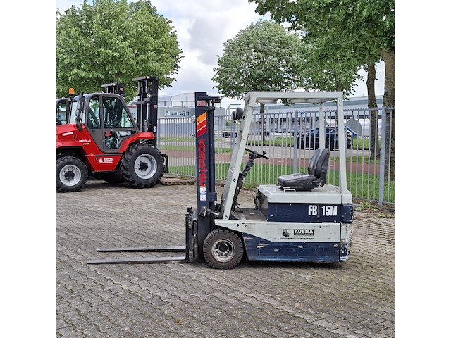 Elektrische heftruck, komatsu, fb15m2, grijs/blauw, 1992 - afbeelding 12 van  39