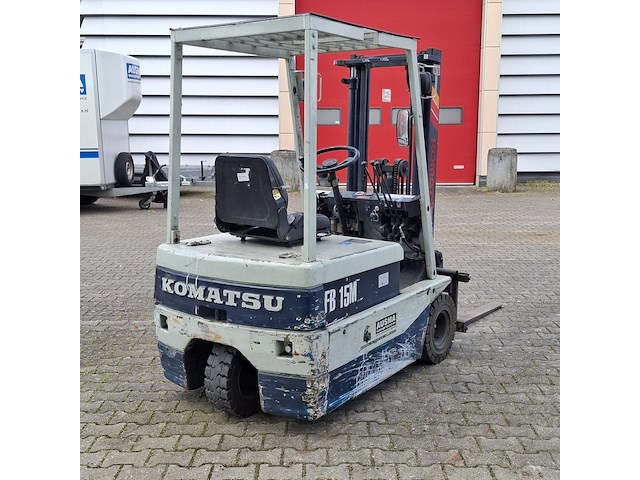Elektrische heftruck, komatsu, fb15m2, grijs/blauw, 1992 - afbeelding 35 van  39