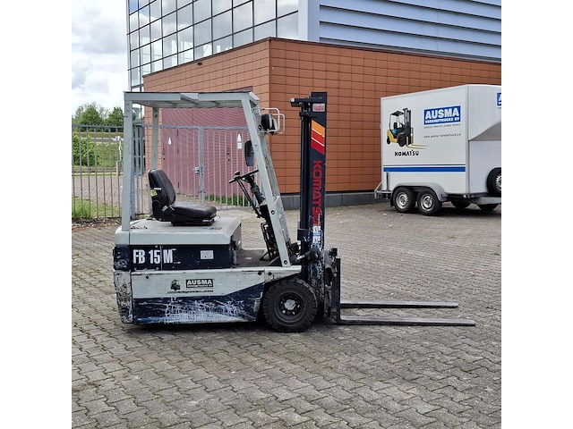 Elektrische heftruck, komatsu, fb15m2, grijs/blauw, 1992 - afbeelding 36 van  39
