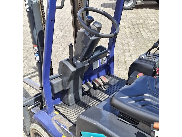 Elektrische heftruck, komatsu, fb18m-2r, geel/groen/blauw, 2003 - afbeelding 3 van  38