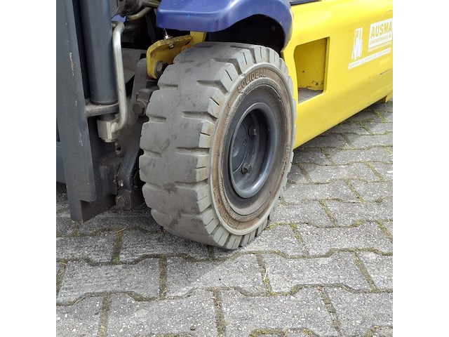 Elektrische heftruck, komatsu, fb18m-2r, geel/groen/blauw, 2003 - afbeelding 24 van  38