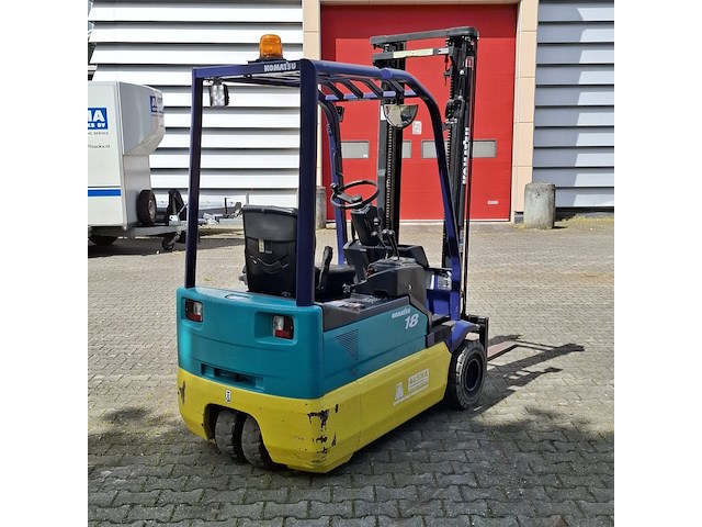 Elektrische heftruck, komatsu, fb18m-2r, geel/groen/blauw, 2003 - afbeelding 34 van  38